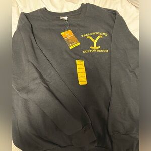 New with Tags NWT - Yellowstone Black Crewneck Medium